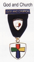 God and Church medal